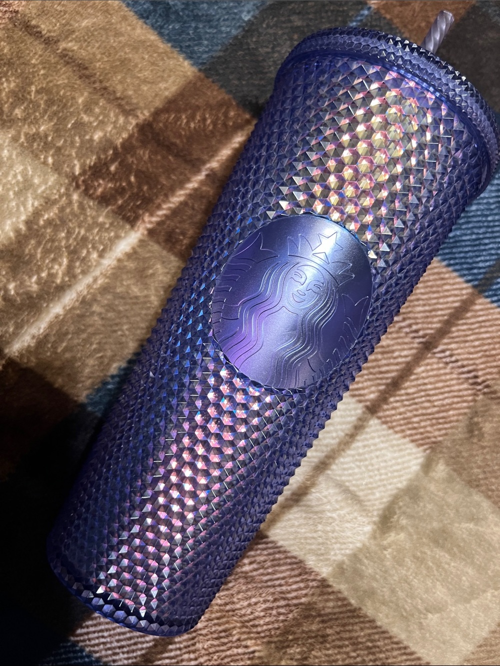 Starbucks Iridescent Studded Tumbler - Deep Shifts 50 yr Disney